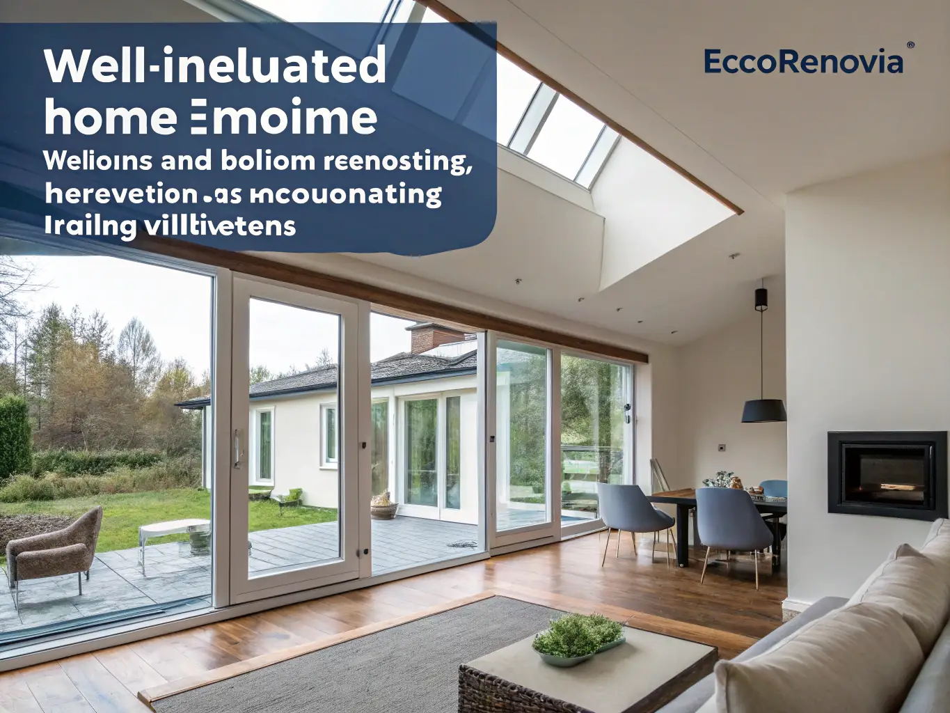 A well-insulated home with modern heating and ventilation systems.